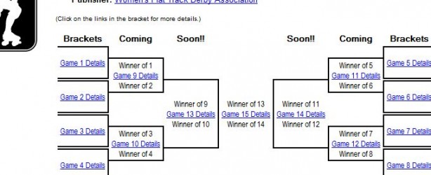 WFTDA Hosting Bracket Contest for 2011 Big 5 Tournament Lately, WFTDA seems to (wisely) be tightening their grip on control of their assets, as evidenced by their shift to a proposal-based method of selecting partners to broadcast tournament games,...